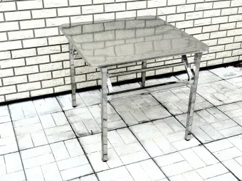Стол 80*80*72 из нержавеющей стали 